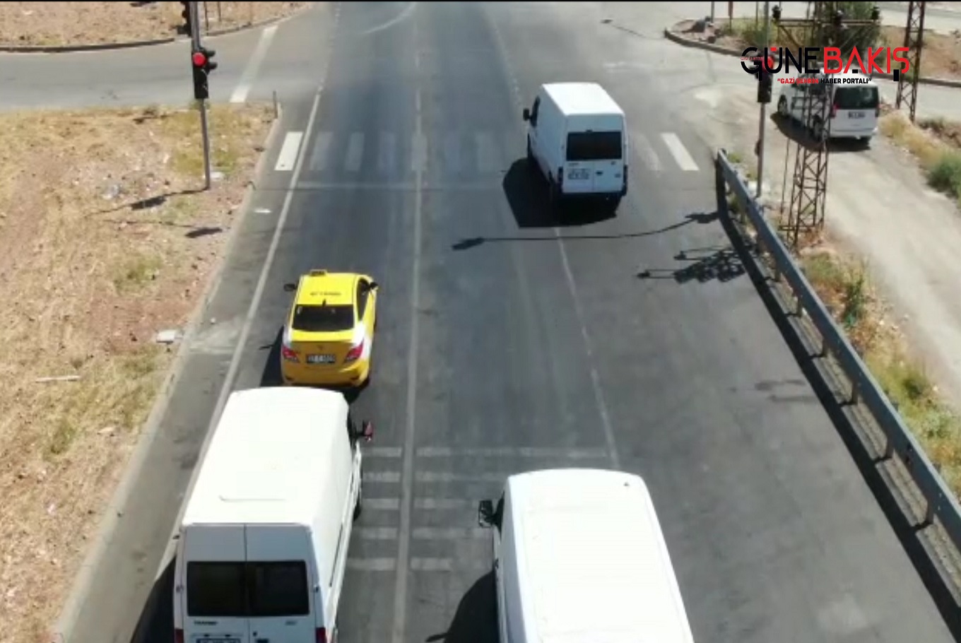 Nizip’te drone destekli trafik denetimi: 17 sürücüye ceza yazıldı
